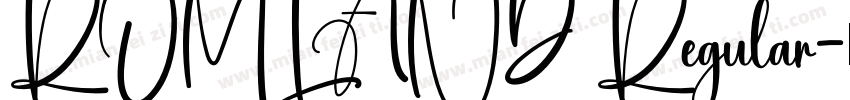 ROMLAND Regular字体转换
